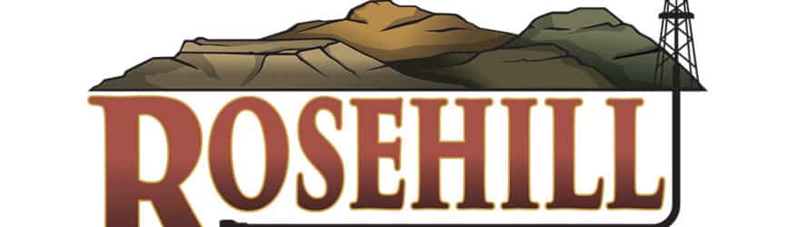 Rosehill Oil Gas Logo Design, John Perez Graphics, oil and gas logo, logo design, logo