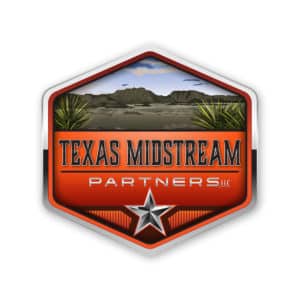 Texas Midstream Partners Oil Gas Logo Design, oil gas logo, john perez, petroleum art